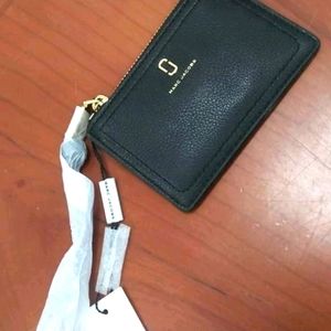 Black leather marc jacobs wallet